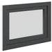 Fereastră pentru subsol RISOR Antracit 80 x 60 cm PVC și Sticlă - WALTI WALTI