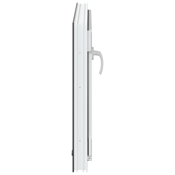 Fereastră pentru subsol RISOR Antracit 80 x 60 cm PVC și Sticlă - WALTI WALTI