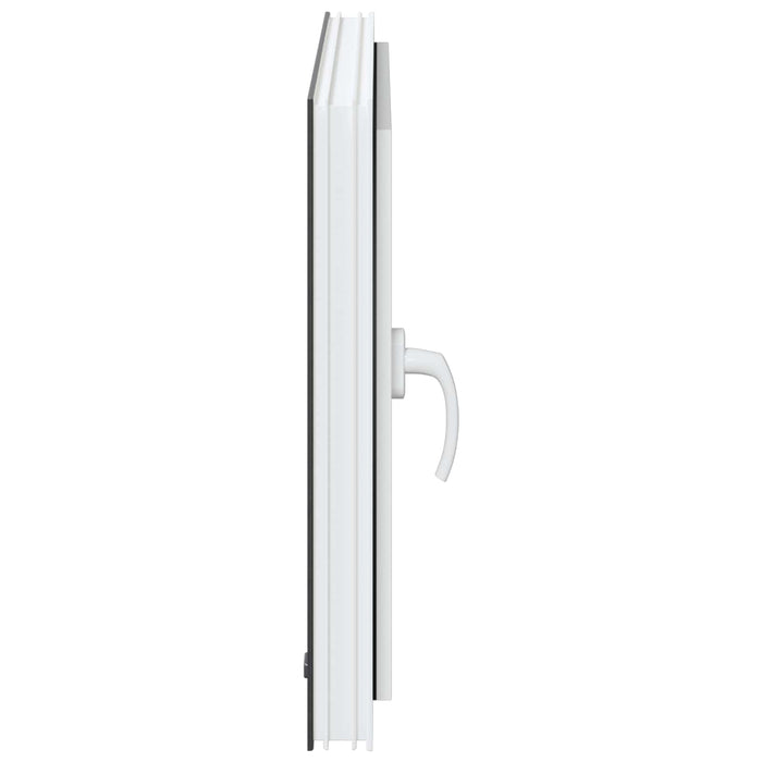 Fereastră pentru subsol RISOR Antracit 80 x 60 cm PVC și Sticlă - WALTI WALTI