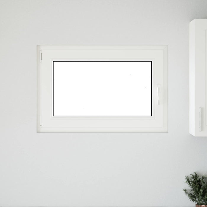 Fereastră pentru subsol RISOR Antracit 90 x 50 cm PVC și Sticlă - WALTI WALTI