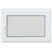 Fereastră pentru subsol RISOR Antracit 90 x 60 cm PVC și Sticlă - WALTI WALTI