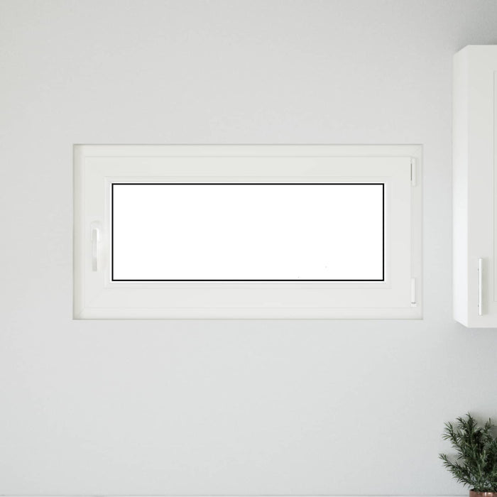 Fereastră pentru subsol RISOR Antracit 100 x 50 cm PVC și Sticlă - WALTI WALTI
