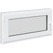 Fereastră pentru subsol RISOR Antracit 100 x 50 cm PVC și Sticlă - WALTI WALTI