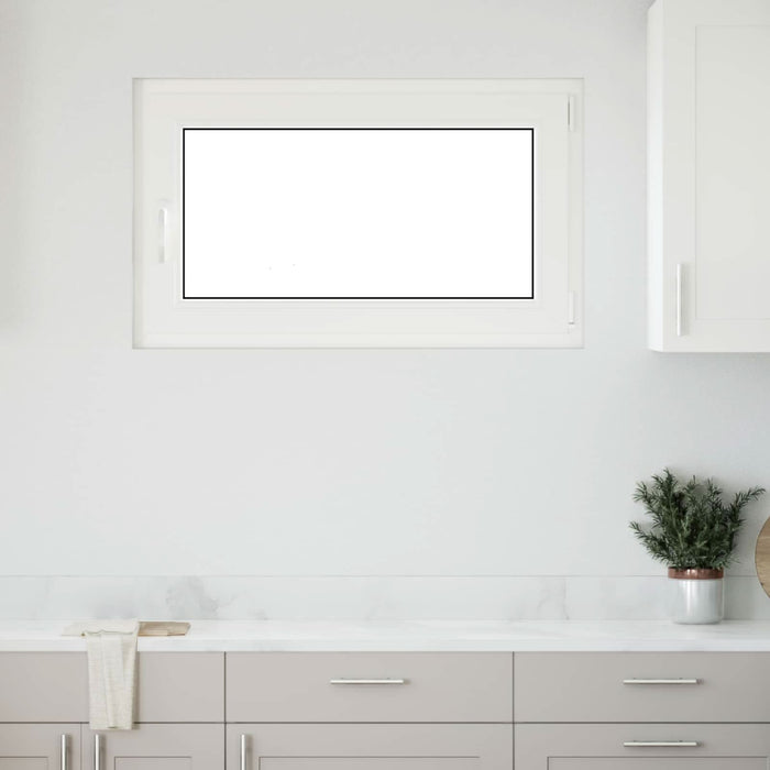 Fereastră pentru subsol RISOR Antracit 100 x 70 cm PVC și Sticlă - WALTI WALTI