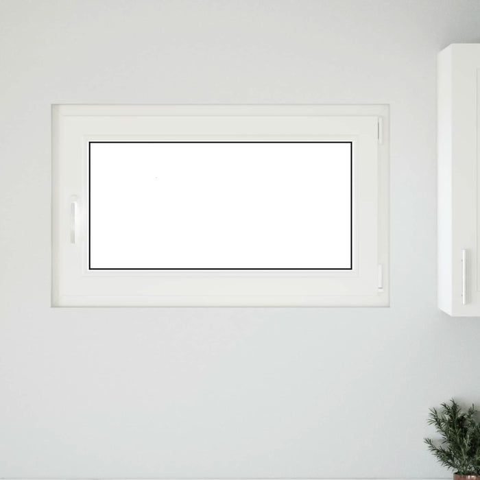Fereastră pentru subsol RISOR Antracit 100 x 70 cm PVC și Sticlă - WALTI WALTI
