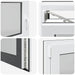 Fereastră pentru subsol RISOR Antracit 100 x 70 cm PVC și Sticlă - WALTI WALTI