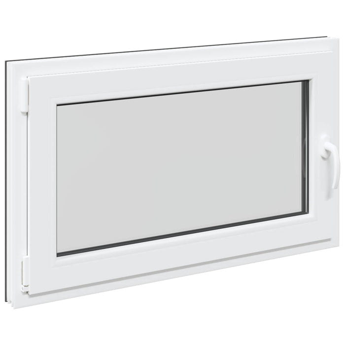 Fereastră pentru subsol RISOR Antracit 100 x 70 cm PVC și Sticlă - WALTI WALTI