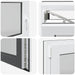 Fereastră pentru subsol RISOR Antracit 110 x 50 cm PVC și Sticlă - WALTI WALTI