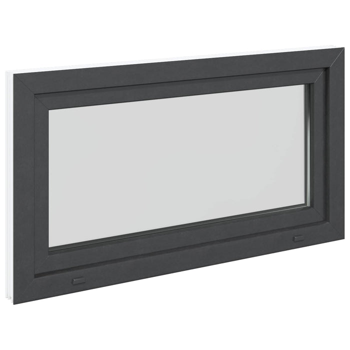Fereastră pentru subsol RISOR Antracit 110 x 50 cm PVC și Sticlă - WALTI WALTI