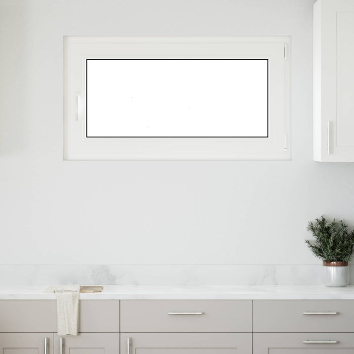 Fereastră pentru subsol RISOR Antracit 110 x 60 cm PVC și Sticlă - WALTI WALTI