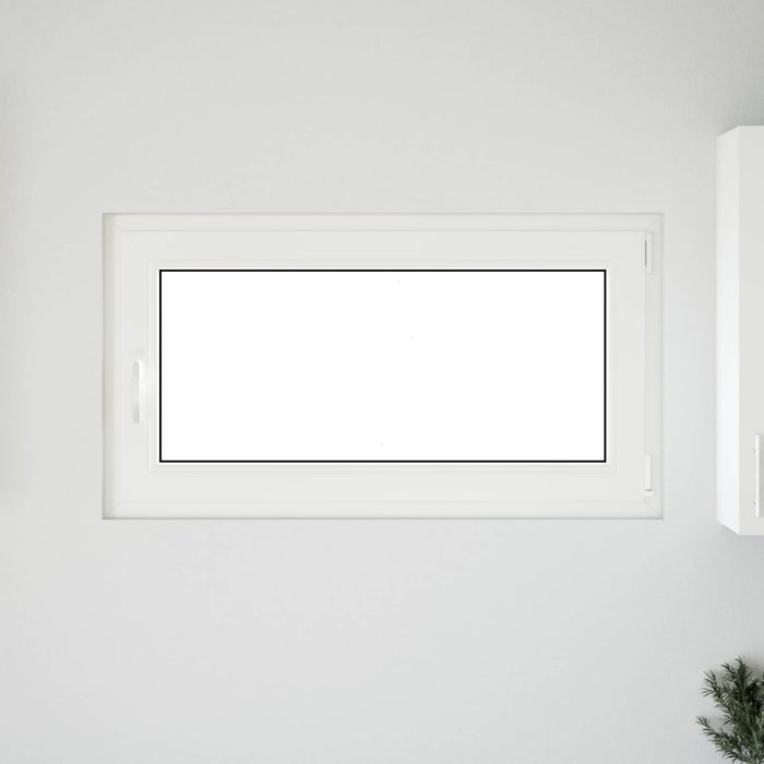 Fereastră pentru subsol RISOR Antracit 110 x 60 cm PVC și Sticlă - WALTI WALTI