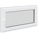 Fereastră pentru subsol RISOR Antracit 110 x 60 cm PVC și Sticlă - WALTI WALTI