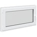 Fereastră pentru subsol RISOR Antracit 110 x 60 cm PVC și Sticlă - WALTI WALTI