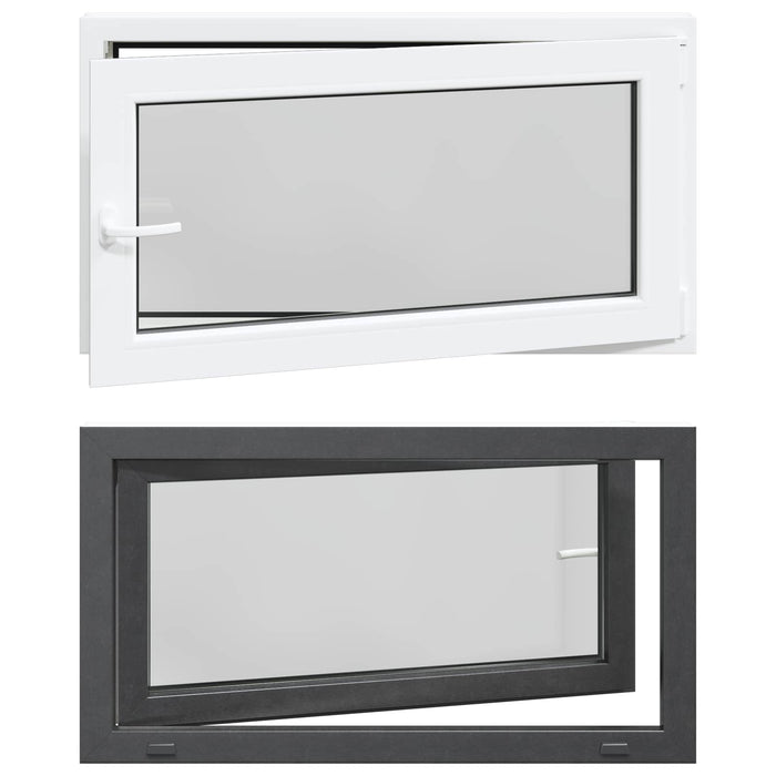 Fereastră pentru subsol RISOR 110 x 70 cm PVC și Sticlă WALTI