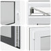 Fereastră pentru subsol RISOR Antracit 120 x 60 cm PVC și Sticlă - WALTI WALTI