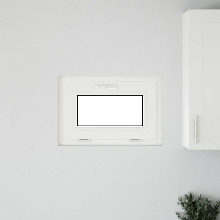 Fereastră pentru subsol RISOR 60 x 40 cm PVC și Sticlă Antracit - WALTI WALTI