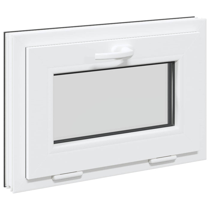 Fereastră pentru subsol RISOR 60 x 40 cm PVC și Sticlă Antracit - WALTI WALTI