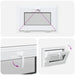 Fereastră pentru subsol RISOR 60 x 40 cm PVC și Sticlă Antracit - WALTI WALTI