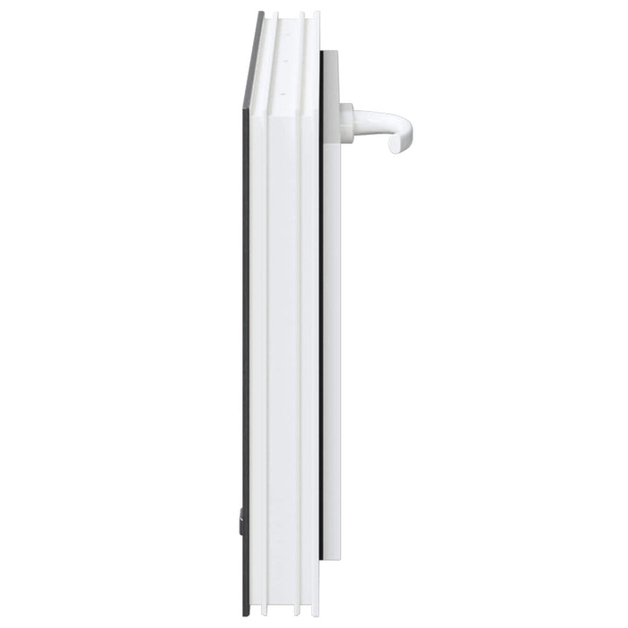 Fereastră pentru subsol RISOR 60 x 40 cm PVC și Sticlă Antracit - WALTI WALTI