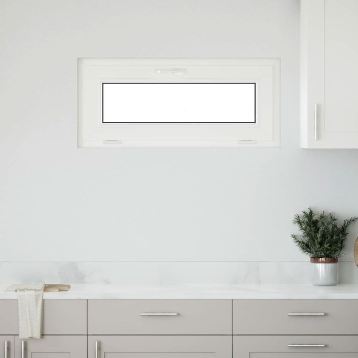 Fereastră pentru subsol RISOR 90 x 40 cm PVC și Sticlă Antracit - WALTI WALTI