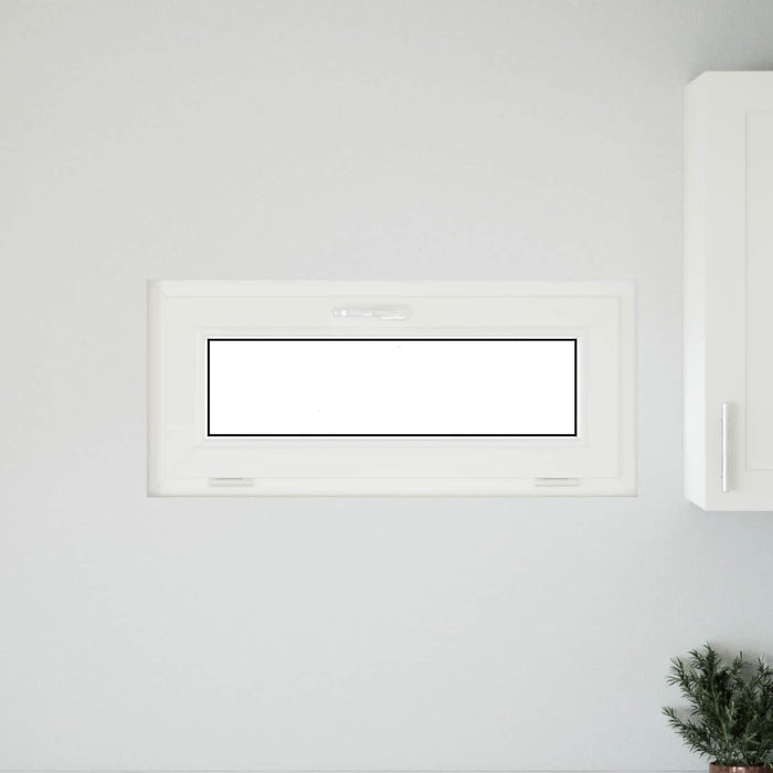 Fereastră pentru subsol RISOR 90 x 40 cm PVC și Sticlă Antracit - WALTI WALTI