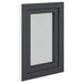 Fereastră pentru subsol RISOR Antracit 50 x 75 cm PVC și Sticlă - WALTI WALTI