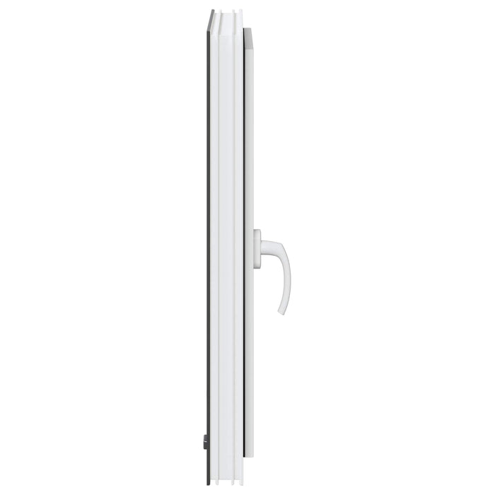 Fereastră pentru subsol RISOR Antracit 50 x 75 cm PVC și Sticlă - WALTI WALTI