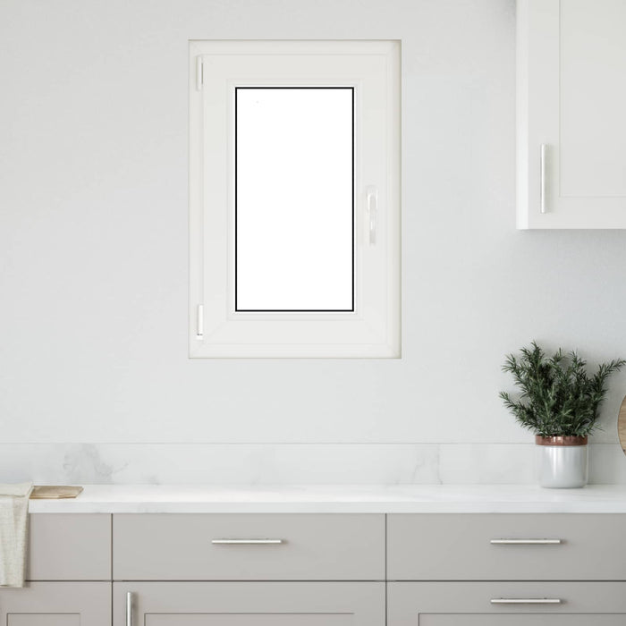Fereastră pentru subsol RISOR Antracit 50 x 75 cm PVC și Sticlă - WALTI WALTI