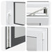Fereastră pentru subsol RISOR Antracit 60 x 60 cm PVC și Sticlă - WALTI WALTI