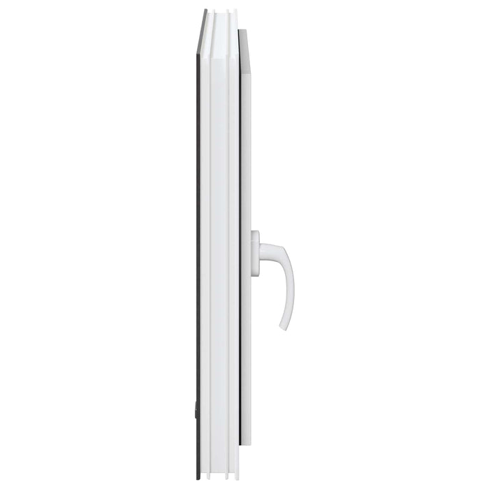 Fereastră pentru subsol RISOR Antracit 60 x 60 cm PVC și Sticlă - WALTI WALTI
