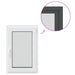 Fereastră pentru subsol RISOR Antracit 60 x 80 cm PVC și Sticlă - WALTI WALTI
