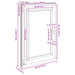 Fereastră pentru subsol RISOR Antracit 60 x 90 cm PVC și Sticlă - WALTI WALTI