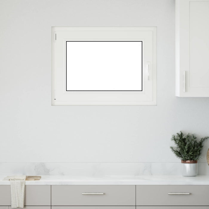 Fereastră pentru subsol RISOR Antracit 80 x 50 cm PVC și Sticlă - WALTI WALTI