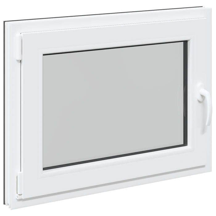 Fereastră pentru subsol RISOR Antracit 80 x 50 cm PVC și Sticlă - WALTI WALTI