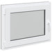 Fereastră pentru subsol RISOR Antracit 80 x 50 cm PVC și Sticlă - WALTI WALTI