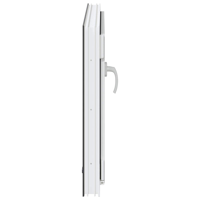 Fereastră pentru subsol RISOR Antracit 80 x 50 cm PVC și Sticlă - WALTI WALTI