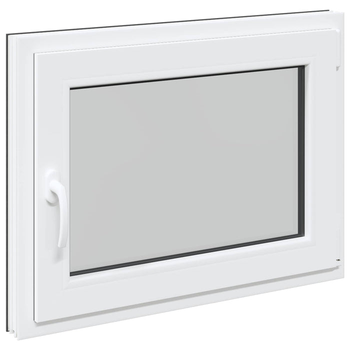 Fereastră pentru subsol RISOR Antracit 80 x 60 cm PVC și Sticlă - WALTI WALTI