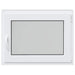 Fereastră pentru subsol RISOR Antracit 80 x 60 cm PVC și Sticlă - WALTI WALTI