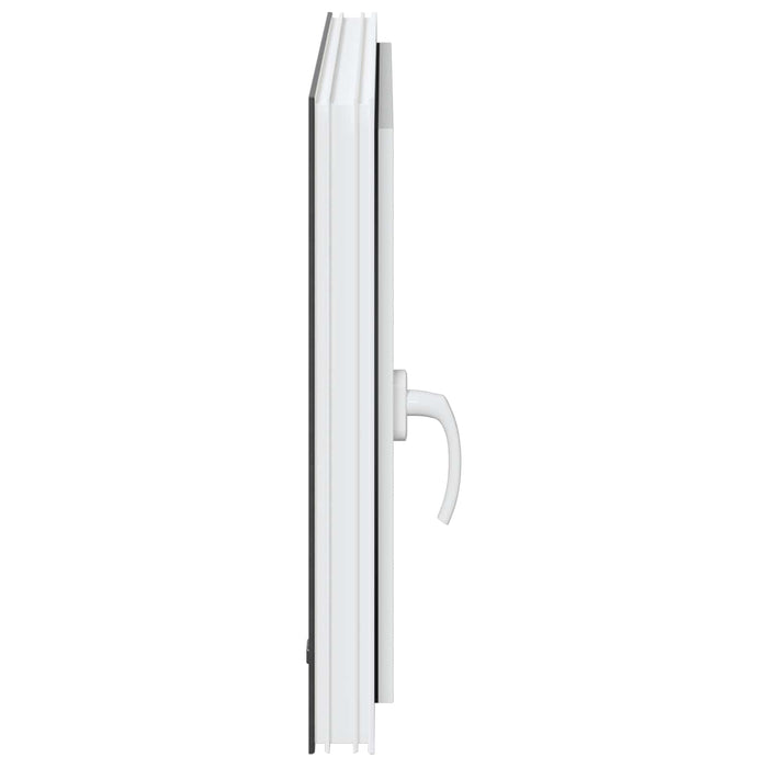 Fereastră pentru subsol RISOR Antracit 80 x 60 cm PVC și Sticlă - WALTI WALTI