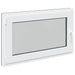 Fereastră pentru subsol RISOR Antracit 100 x 60 cm PVC și Sticlă - WALTI WALTI