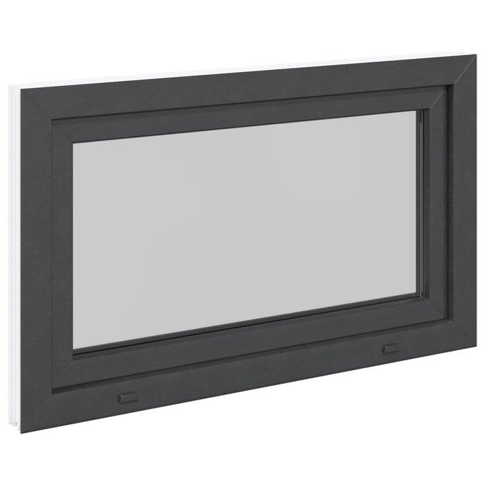 Fereastră pentru subsol RISOR Antracit 100 x 70 cm PVC și Sticlă - WALTI WALTI