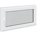 Fereastră pentru subsol RISOR Antracit 110 x 50 cm PVC și Sticlă - WALTI WALTI