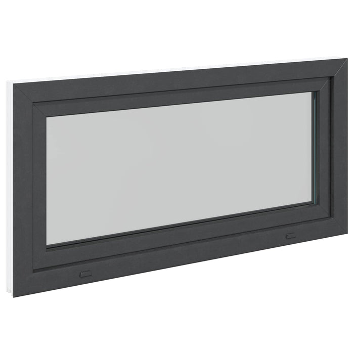 Fereastră pentru subsol RISOR Antracit 120 x 60 cm PVC și Sticlă - WALTI WALTI