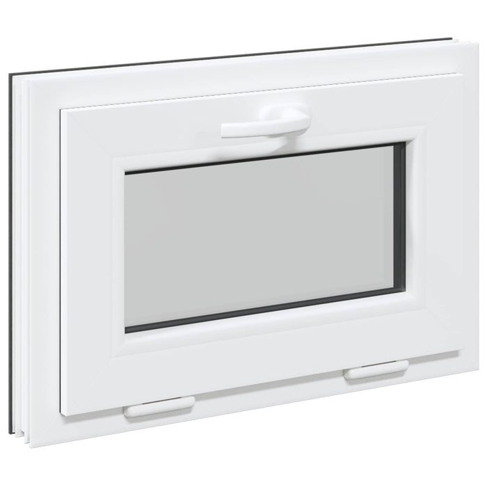 Fereastră pentru subsol RISOR 60 x 40 cm PVC și Sticlă Antracit - WALTI WALTI