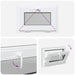 Fereastră pentru subsol RISOR 60 x 40 cm PVC și Sticlă Antracit - WALTI WALTI