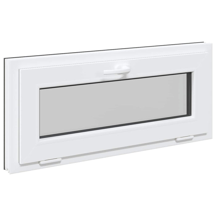 Fereastră pentru subsol RISOR 90 x 40 cm PVC și Sticlă Antracit - WALTI WALTI