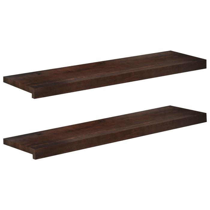 Trepte de scară 2 buc. 90 x 25 x 2 cm Maro închis WALTI