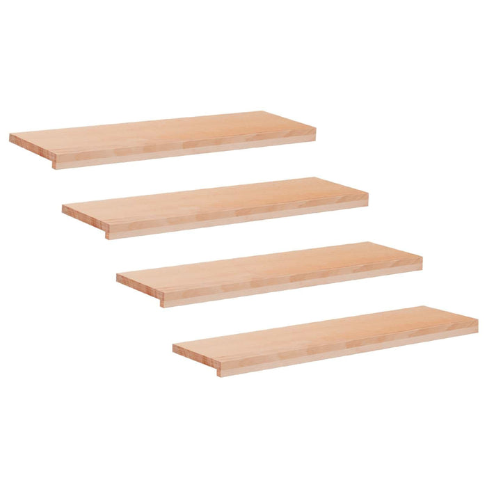 Trepte de scară 4 buc. 100 x 25 x 2 cm natural WALTI