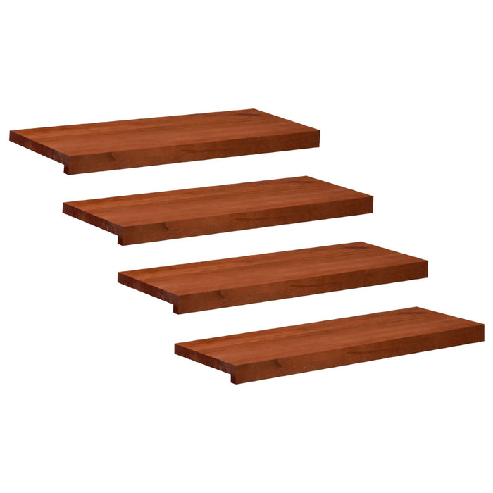 Trepte de scară 4 buc. 70 x 25 x 2 cm Maro Lemn de fag masiv WALTI