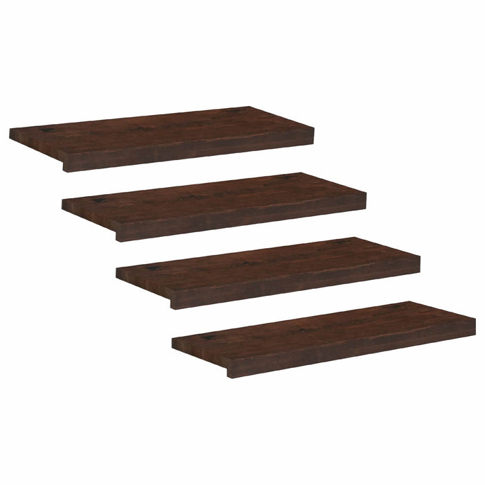 Trepte de scară 4 buc. 80 x 25 x 2 cm Maro închis WALTI
